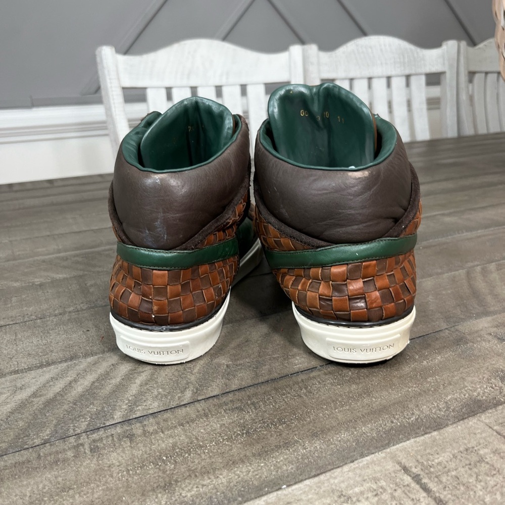 Louis Vuitton Damier Ebene Tower hightop Sz 12 - Picture 4 of 5